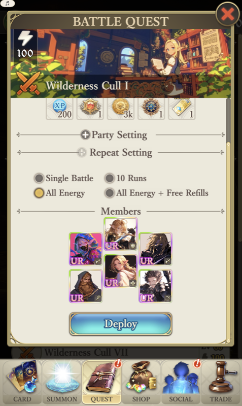 Repeat setting with 4 modes