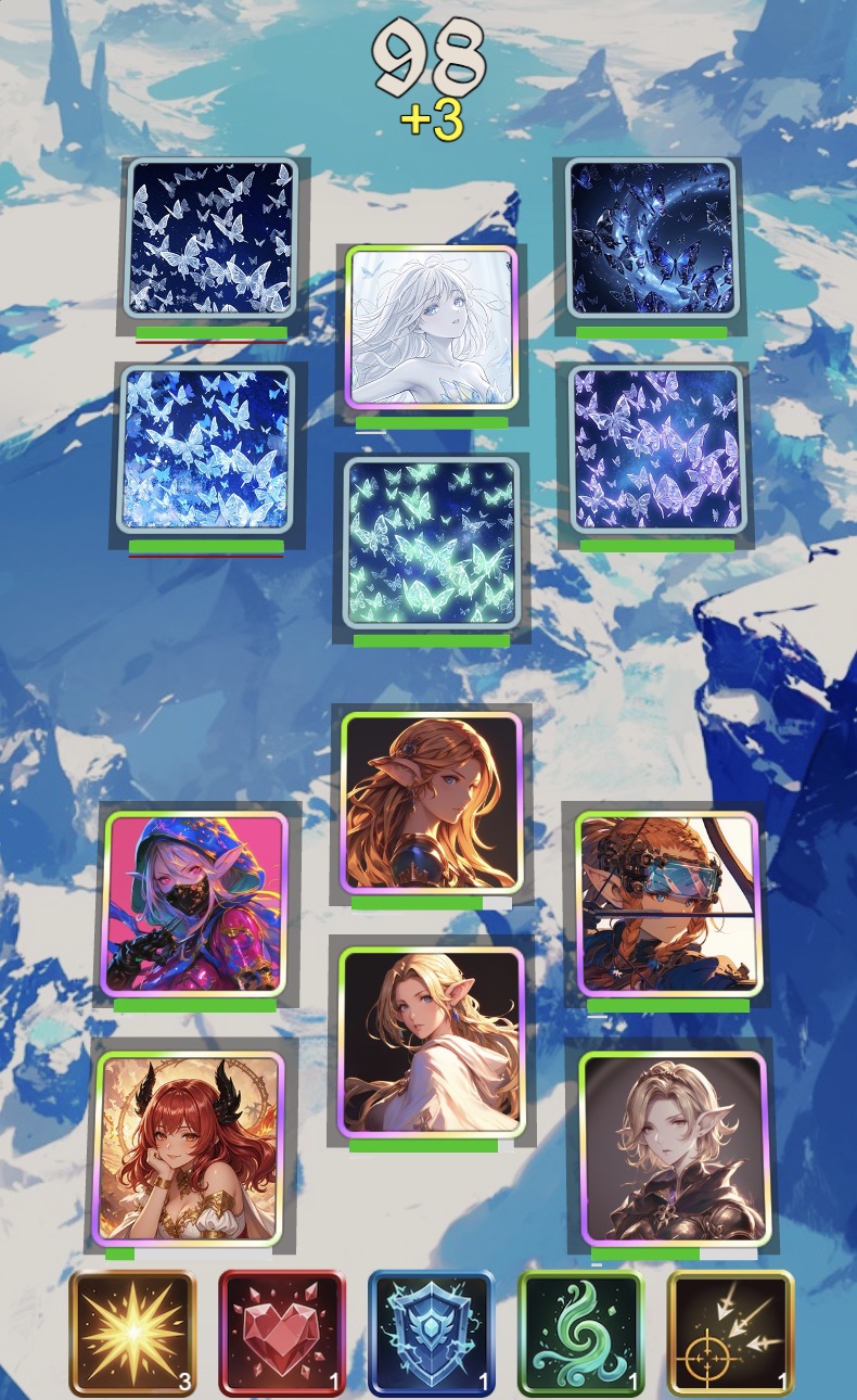 Folhvita battle — wave 2, the Butterfly Wall formation