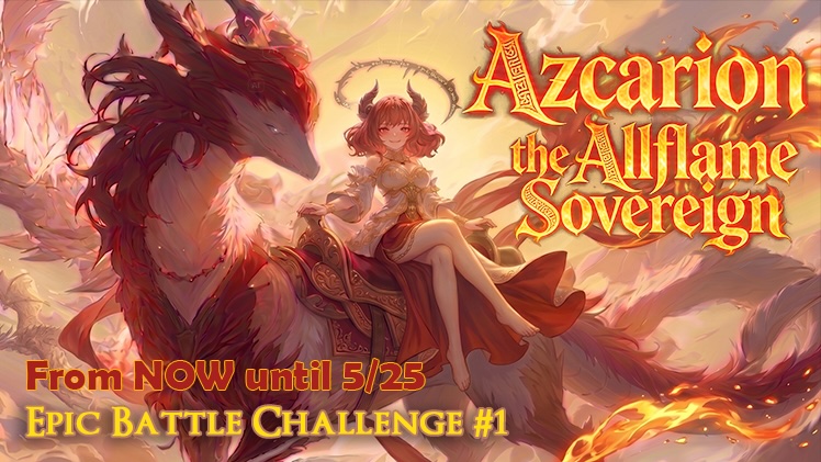 Azcarion, the Allflame Sovereign — campaign banner