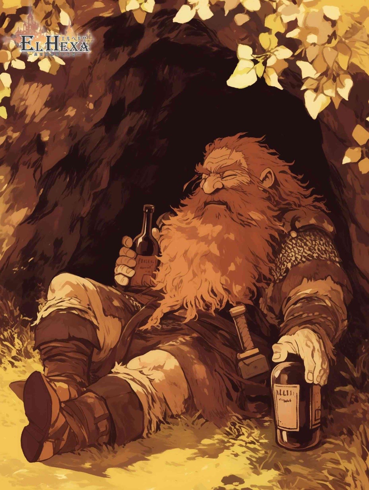 Born below, the dwarves arise, In craft and trade, they find their prize. Amidst the elf and beastfolk strife, Selfishness shadows their might.