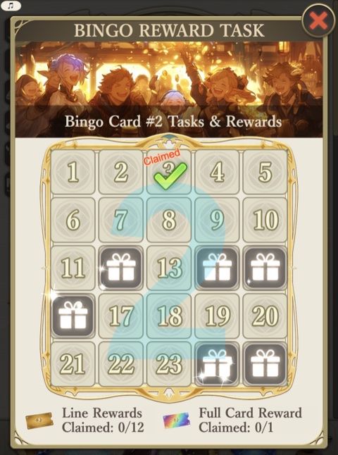 ELHEXA Bingo Card #2