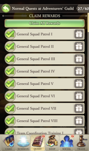 Claim All rewards