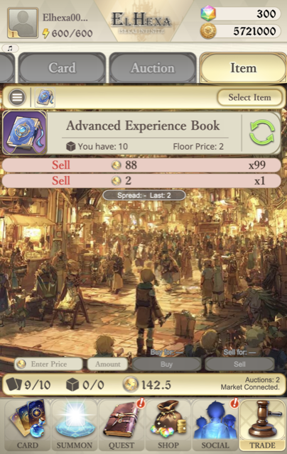 Item order book